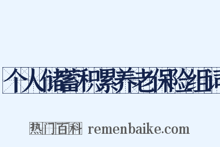 个人储蓄积累养老保险组词是什么意思的图片